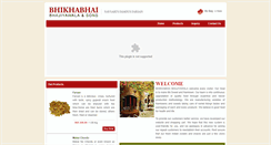 Desktop Screenshot of bhikhabhajiya.in